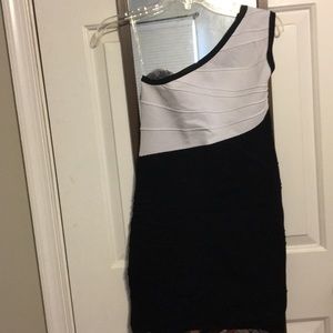 Wow Couture bodycon one shoulder dress